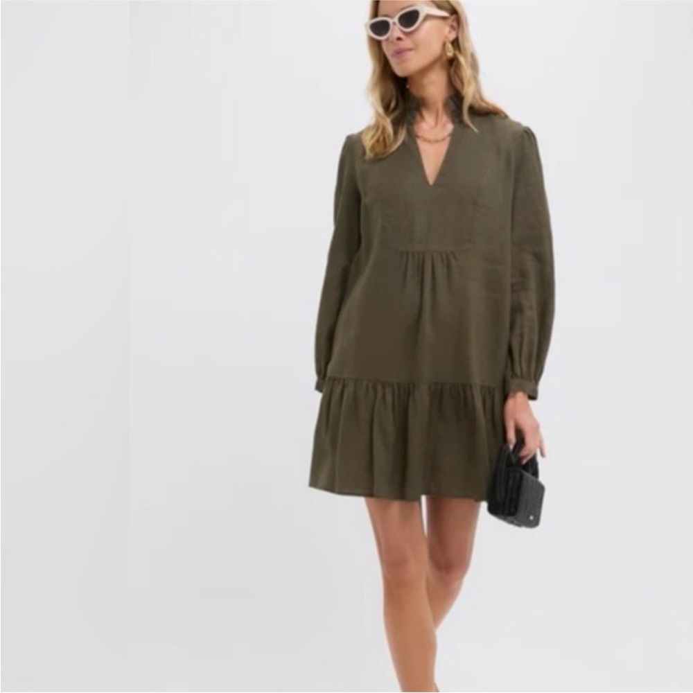 Tuckernuck Olive Long Sleeve Dress